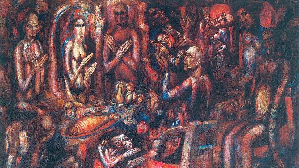Павел Филонов. "Пир королей". 1913
