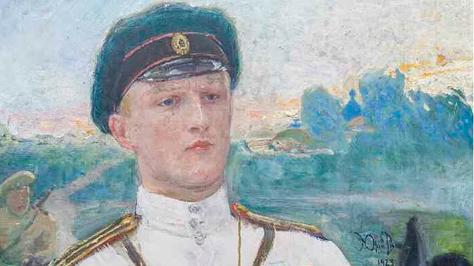 Портрет офицера Добровольческой армии В.М. Максимова. Художник Ю.И. Репин. 1923 год