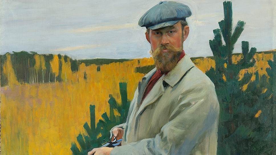 Борис Кустодиев. "Автопортрет (На охоте)". 1905