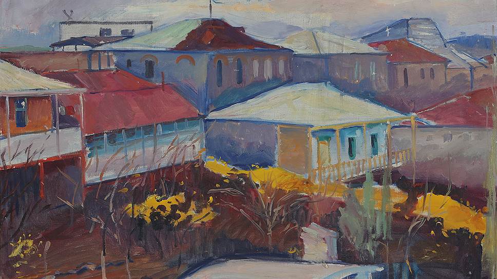 "Ереванский дворик осенью"