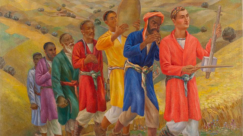 Николай Карахан "Возвращение жнецов". 1936 год