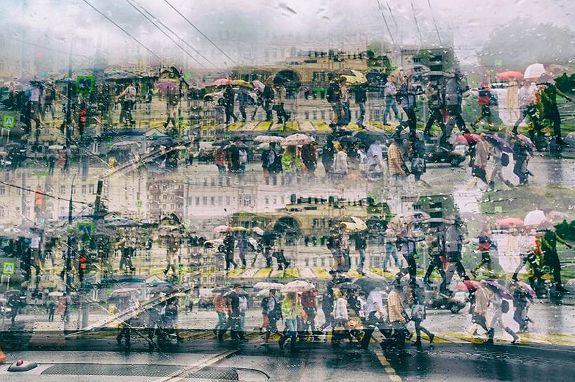 Слава Ольшевская. Люди-зонты. Москва  
