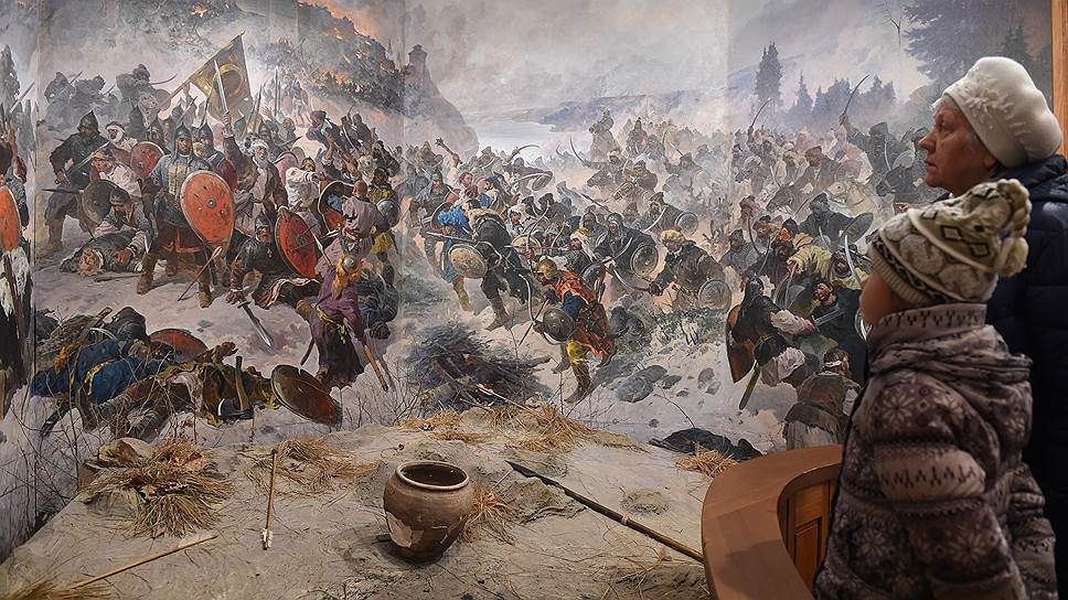 Краеведы признают, что на советской диораме «Оборона Козельска» в местном музее масштабы города преувеличены