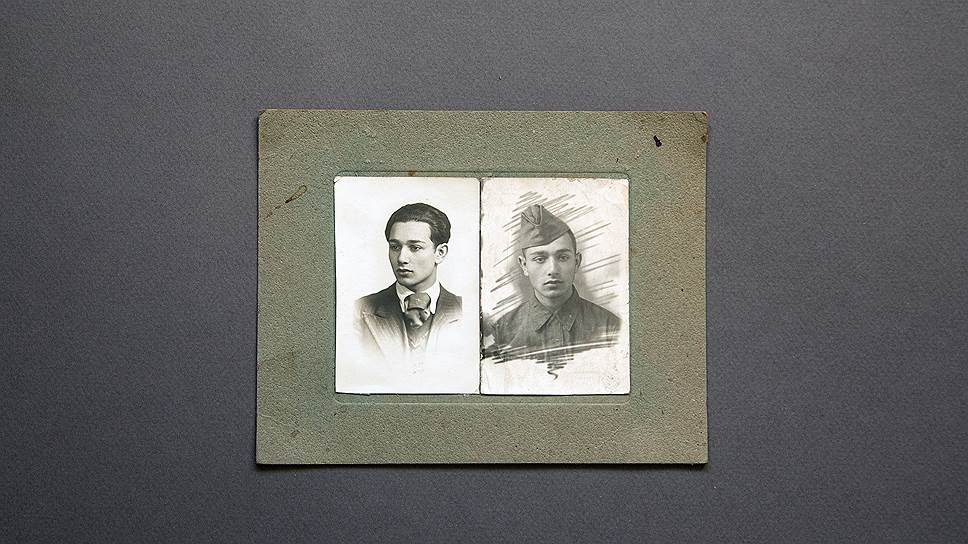 Весна и осень 1941 года. Слева Сергей — студент 1-го курса Московского юридического института. Справа — уже курсант Харьковского артиллерийского училища 