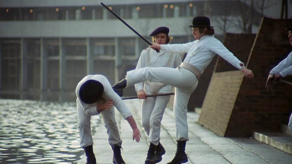 Кадр из фильма Стэнли Кубрика «Заводной апельсин» (1971)