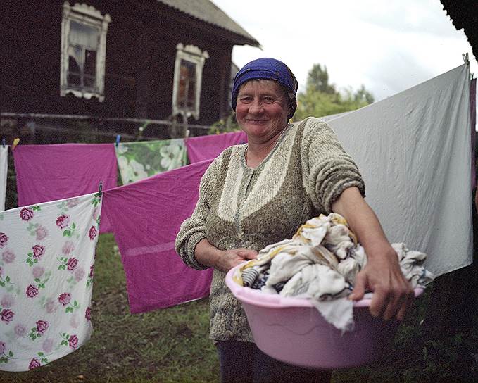 Нина, жительница деревни Ключевая  