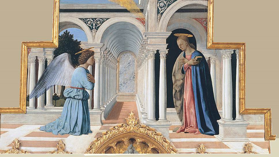«Благовещение» (верхняя часть полиптиха Св. Антония). 1460–1470-е