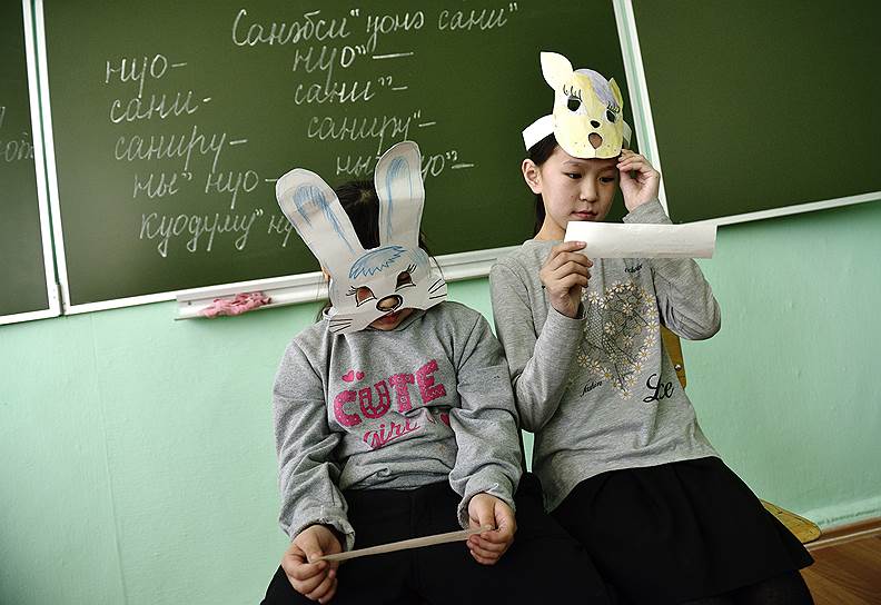Урок родного для этой местности языка – нганасанского  