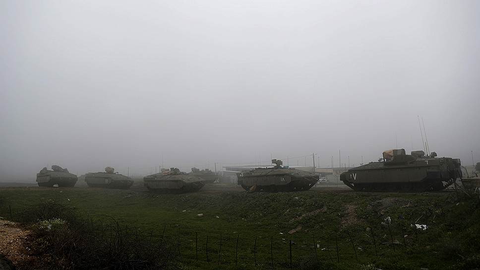 Израильские танки на Голанах — обычное дело
