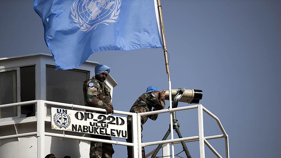 Указ Трампа не изменил позицию ООН (там считают Голаны территорией Сирии). И тысяча миротворцев из Сил ООН по наблюдению за разъединением остается на спорных высотах