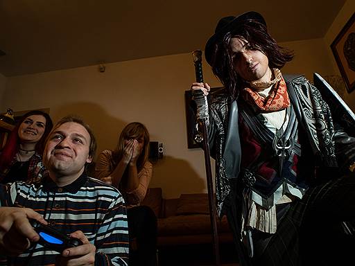Косплейер Филипп в образе во время фотопректа