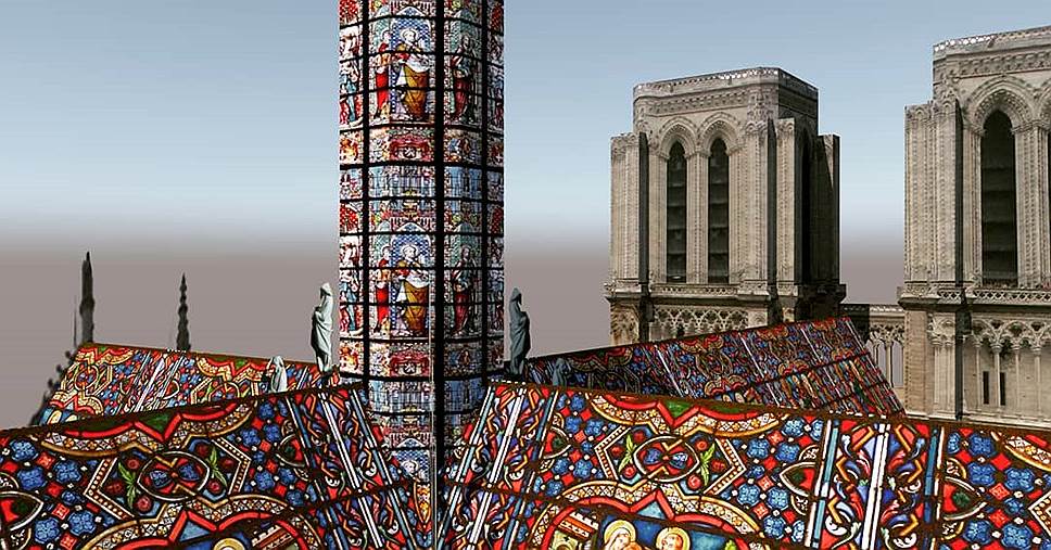 Витражное решение бразильской архитектурной студии AJ6 Studio (автор Александр Фантоцци)
