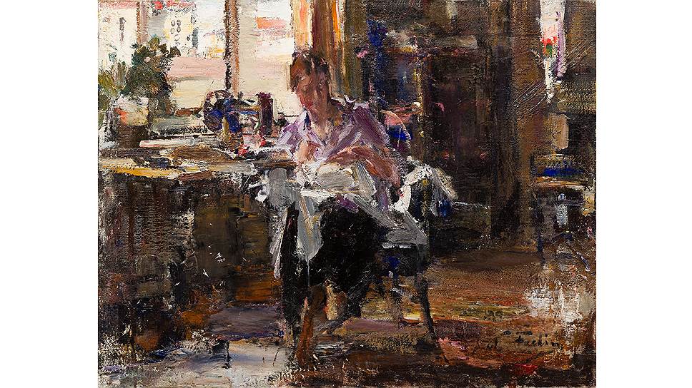 Николай Фешин. «Дома в Нью-Йорке». 1924 год