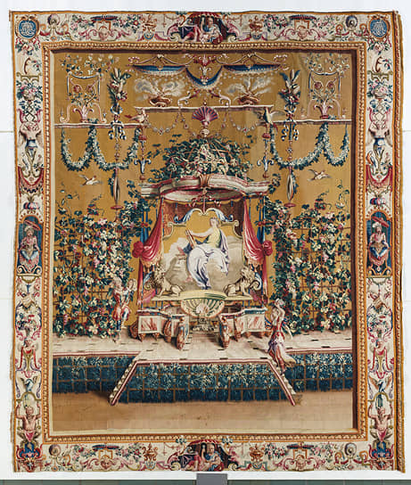 Шпалера «Муза истории Клио». Франция, Королевская мануфактура Бове, до 1710 года 