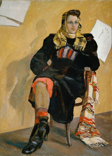 Александр Дейнека. «Женский портрет». 1947–1950 годы 