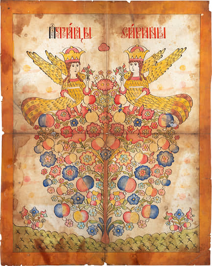 Настенная картинка «Птицы Сирины». Вторая половина XIX века