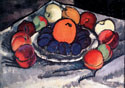  Илья Машков. Натюрморт. Фрукты на блюде. 1910. Холст,масло 