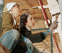 Девушкам в Соловецком стройотряде доверяют только отделочные работы