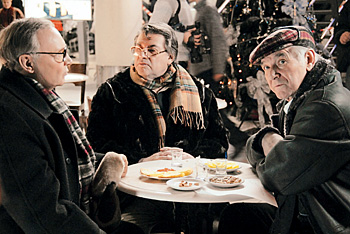 Известные актеры на съемках тридцать с лишним лет спустя