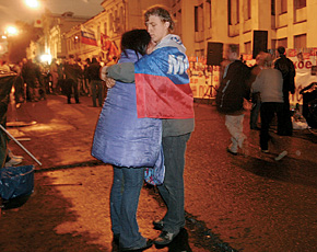 Ночь обостряет не только патриотические чувства