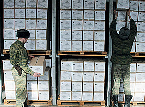 Главное в армейском снабжении — все разложить по полочкам