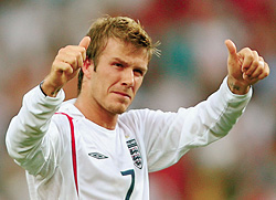 Бекхэма немецкая пресса не жалует