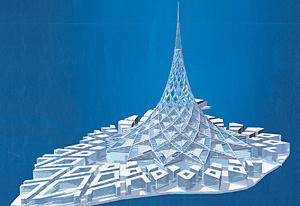 Вокруг основания «елки» Фостера (25 га) вырастут кварталы офисной застройки (48 га). От парка «Нагатинская пойма» не останется почти ничего 