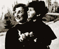 Евгения Хаютина с приемной дочкой Наташей