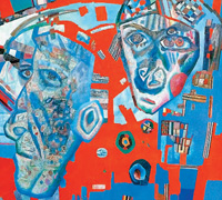 Павел Филонов. «Две головы». 1925 год