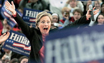Победа! Хиллари помогли выиграть только слезы