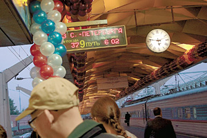 В 6.02 поезд-рекордсмен отправляется с Ленинградского вокзала