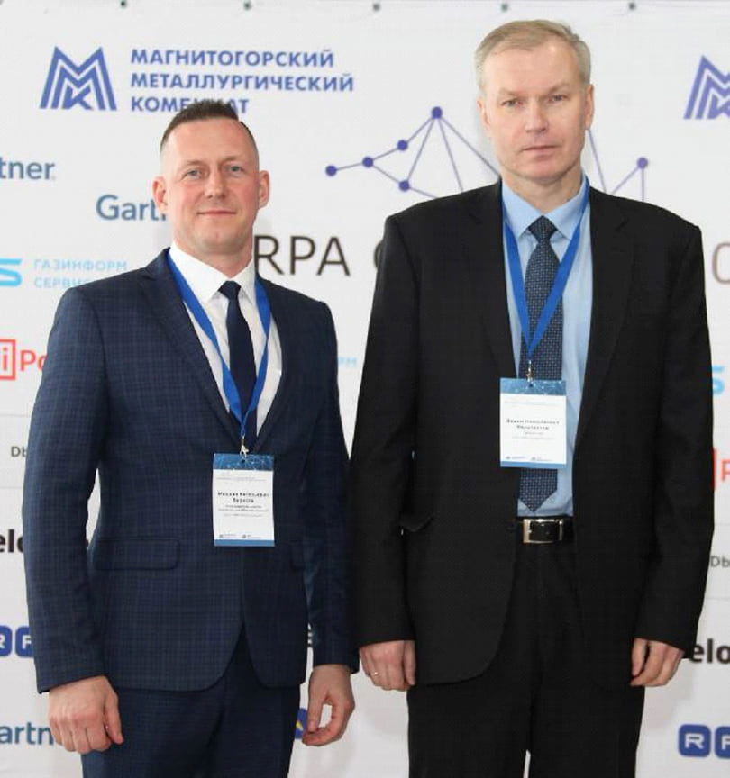 Михаил Верисов (директор ЦТР «Некст») и Вадим Феоктистов (директор «ММК-Информсервис»)