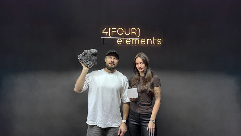 Основатели бренда 4[FOUR]elements Владислав Пазик и Кристина Легачева 