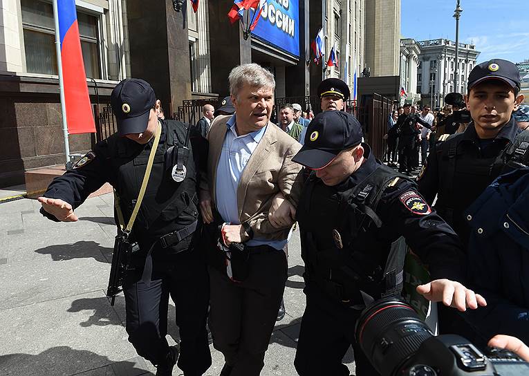 Председатель московского отделения «Яблока» Сергей Митрохин