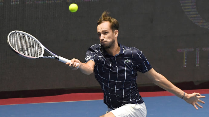 Российские теннисисты разогрелись на ATP Cup