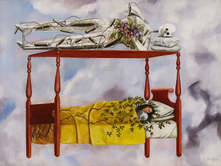 Фрида Кало, «Сон (Кровать)», 1940. 