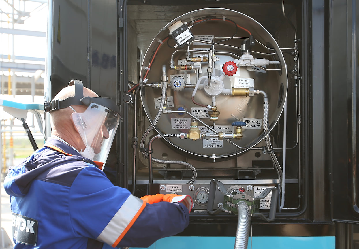 Весь общественный транспорт в регионе планируют перевести на газ 