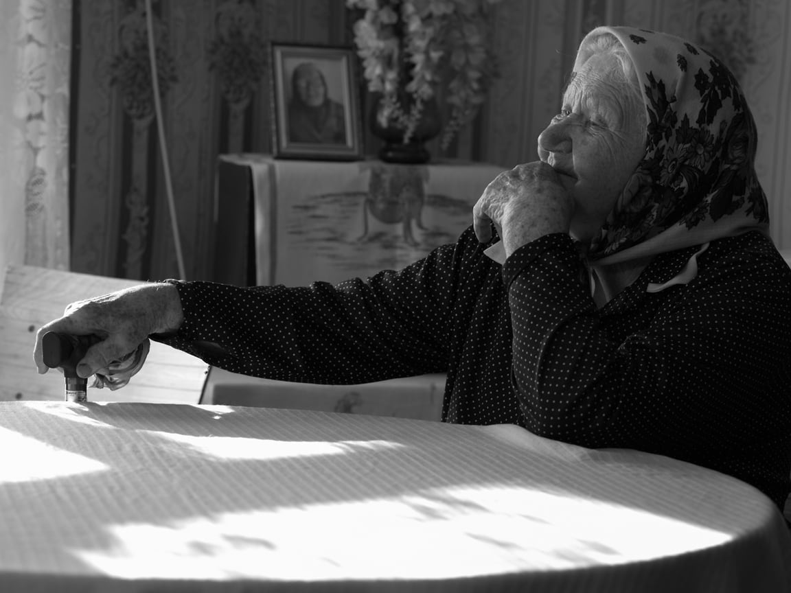 Ксения Арсентьевна. Из серии «+/—90», Выставка Виктора Христенко «Я так вижу» 