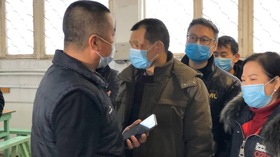 Граждане Китая проходят осмотр в зоне обсервации в Богдановиче (Свердловская область) 