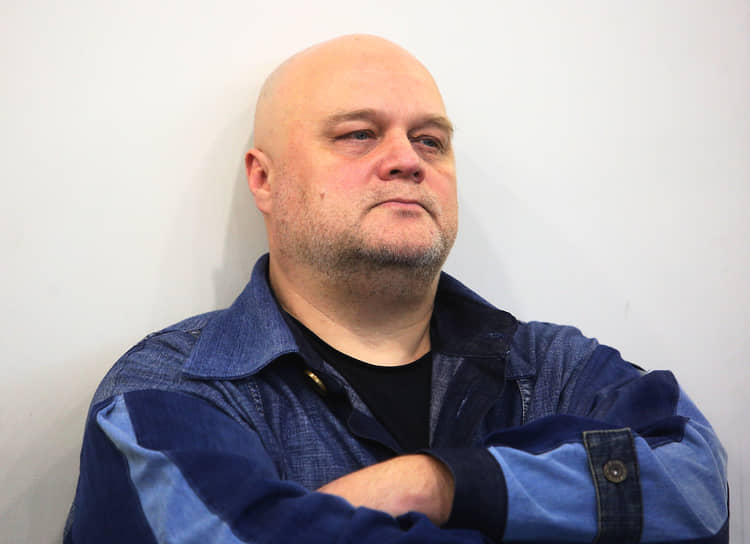 Режиссер Алексей Федорченко на презентации книги Антона Бакова "Государство - это ты" в Ельцин Центре