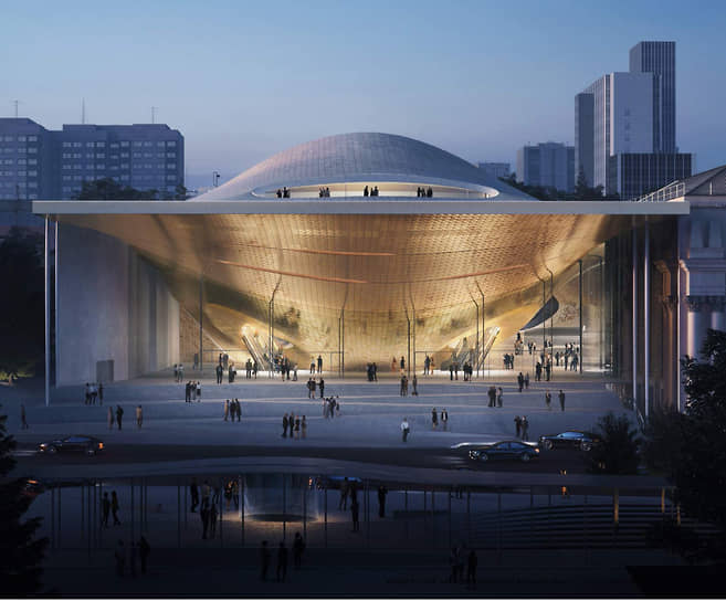 Проект нового концертного зала свердловской филармонии, разработанный бюро Zaha Hadid Architects 