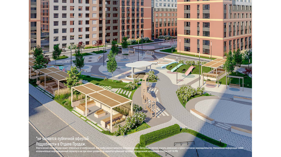 Двор, который станет любимым местом для семейных прогулок 