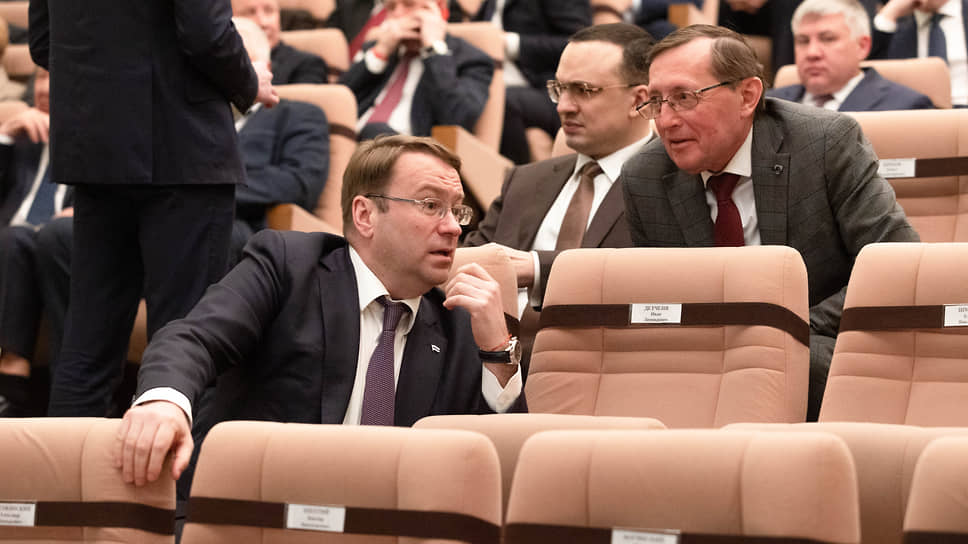 Заместители губернатора Свердловской области Алексей Кузнецов, Дмитрий Ионин и Павел Креков 
