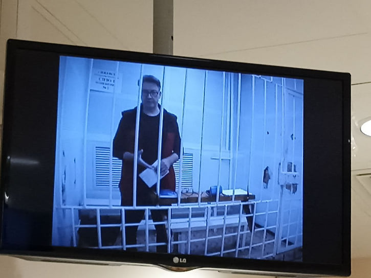 Олег Бекмеметьев на заседании суда 06.02.2024