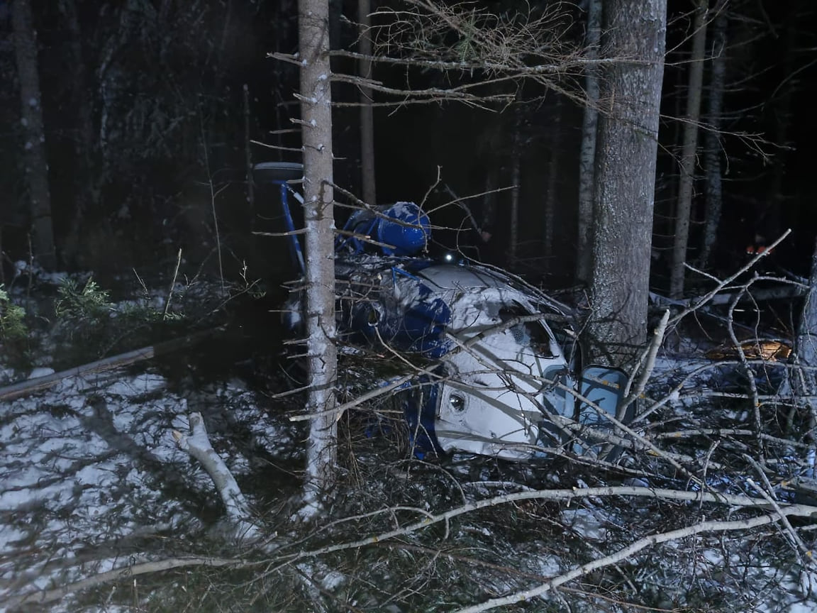 Ми-2 был обнаружен около 00:10. В результате происшествия командир воздушного судна умер на месте, пассажир получил множественные телесные повреждения и был направлен в больницу.