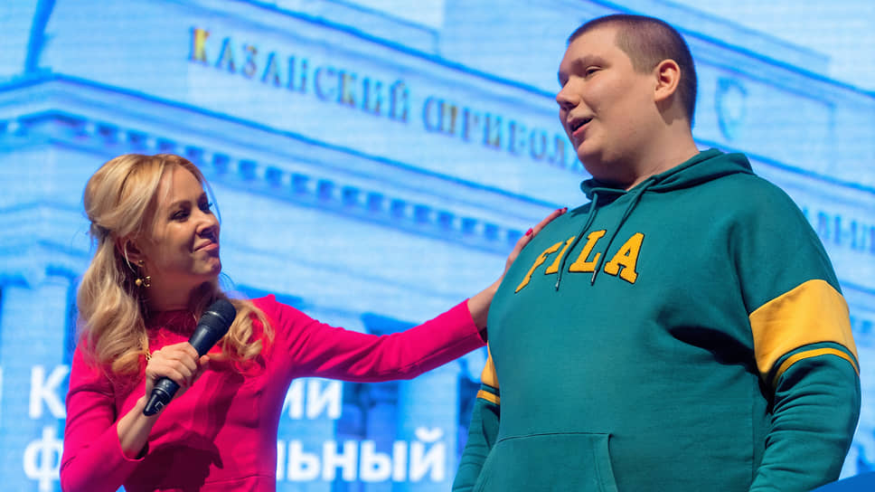 Встреча главы Лиги безопасности интернета Екатерины Мизулиной с казанскими студентами