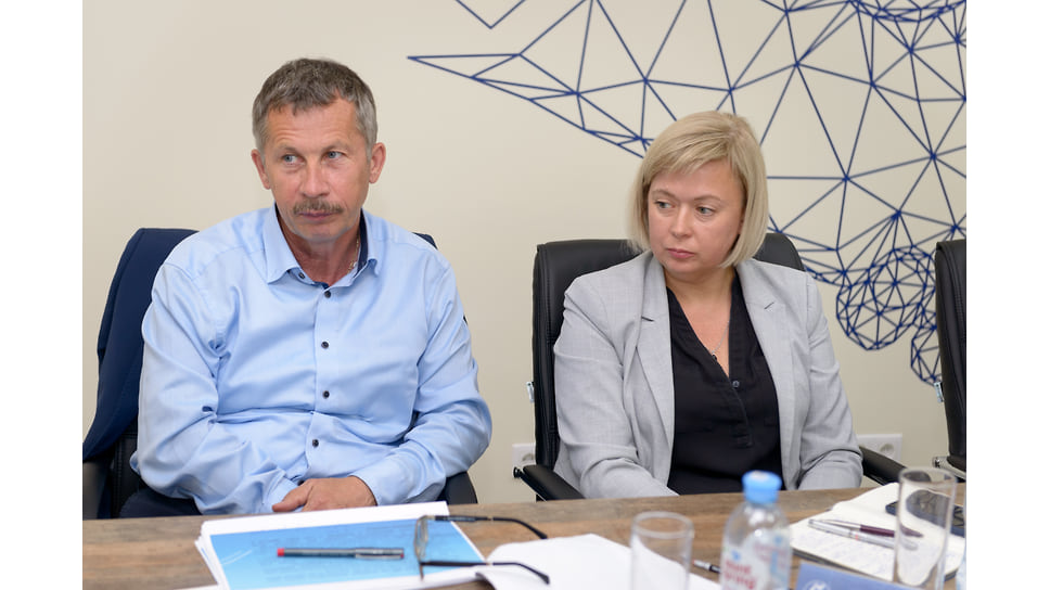 Руководители «Союза дорожников Кубани» Александр Карпенко и Дарья Чубачук