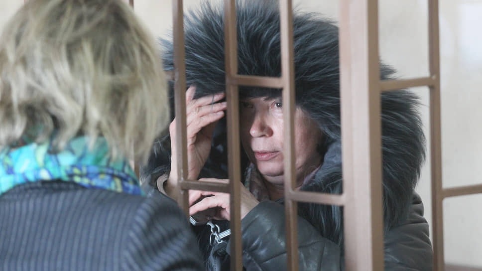 Экс-ректор НГЛУ Жанна Никонова на судебном заседании по рассмотрению меры пресечения 