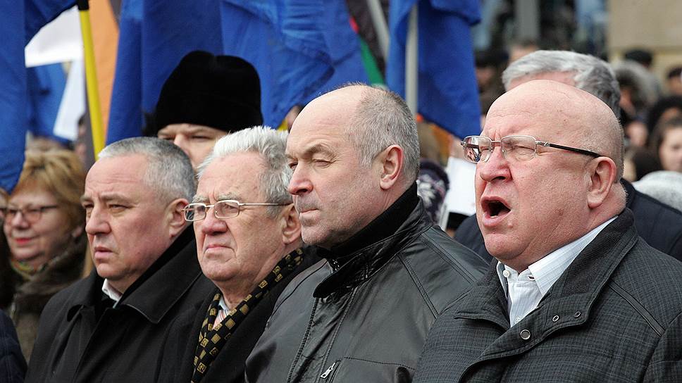 Валерий Шанцев на митинге по случаю третьей годовщины присоединения Крыма к России. 2017 год 