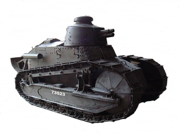 Renault FT-17 – первый серийный легкий танк, лег в основу отечественного танка